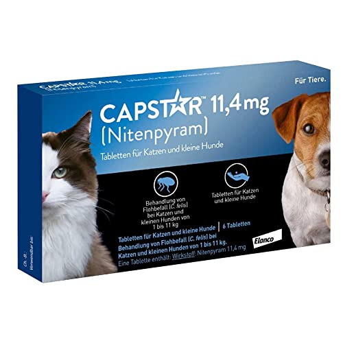 capstar 11,4 mg tabletten f.katzen/kleine hunde 6 St von COMOYA
