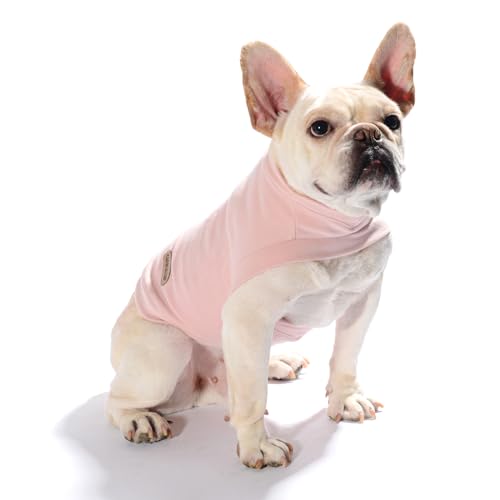 Caracaleap Hund Pullover - Hundemantel Weiche und Warm T-Shirt Hunde Winter Kleidung Mantel Katzenpullover Sweater für Mittelgroße Hunde L Rosa von Caracaleap