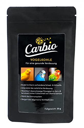 Carbio Vogelkohle - 30g Carbio Vogelkohle - 30g von Carbio