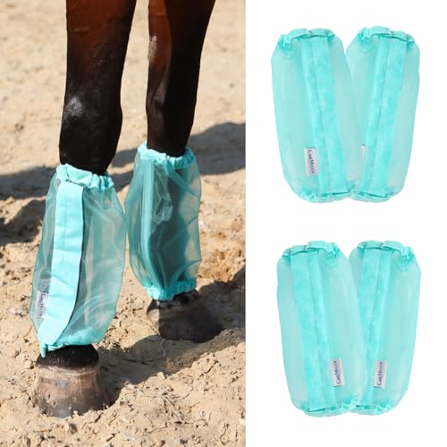 CareMaster Pferde-Leggings in Universalgröße, feines Netzgewebe, reduziert das Stampfen, atmungsaktiv, 4er-Set, Sommerminzgrün CareMaster Pferde-Leggings in Universalgröße, feines Netzgewebe, reduziert das Stampfen, atmungsaktiv, 4er-Set, Sommerminzgrün von CareMaster