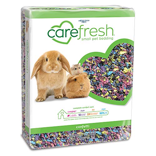 Carefresh 99% staubfreies Konfetti-Naturpapier für kleine Haustiere mit Geruchskontrolle, 50 l von Carefresh