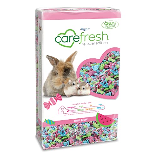 Carefresh Dust-Free Tutti Frutti Natural Paper Small Pet Bedding with Odor Control, 23 L von Carefresh
