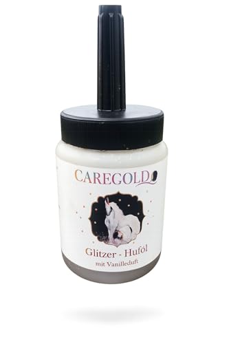 Caregold Einhorn Glitzer Huföl mit Vanilleduft - Gold 250ml Caregold Einhorn Glitzer Huföl mit Vanilleduft - Gold 250ml von Caregold