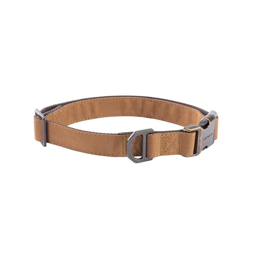 Carhartt Field Hundehalsband, voll verstellbar, strapazierfähiges 600-Denier-Gewebe mit reflektierendem Schriftzug für Sichtbarkeit, Carhartt Brown, Größe M Carhartt Field Hundehalsband, voll verstellbar, strapazierfähiges 600-Denier-Gewebe mit reflektierendem Schriftzug für Sichtbarkeit, Carhartt Brown, Größe M von Carhartt