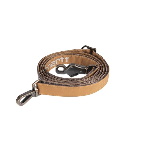 Carhartt Field Hundeleine, strapazierfähiges 600-Denier-Gewebe mit verstellbaren D-Ring-Metallbeschlägen, Carhartt Brown, Größe S Carhartt Field Hundeleine, strapazierfähiges 600-Denier-Gewebe mit verstellbaren D-Ring-Metallbeschlägen, Carhartt Brown, Größe S von Carhartt