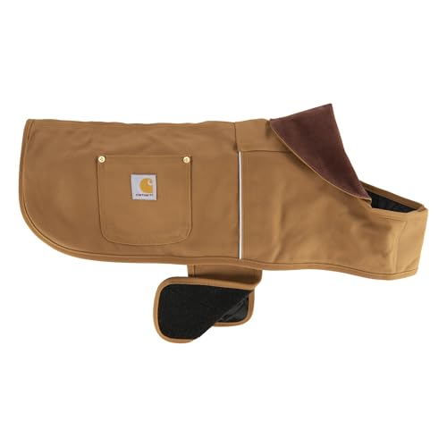 Carhartt Firm Duck Hundemantel, isoliert, wetterbeständig, für kalte und windige Bedingungen, Carhartt Braun, Größe L von Carhartt