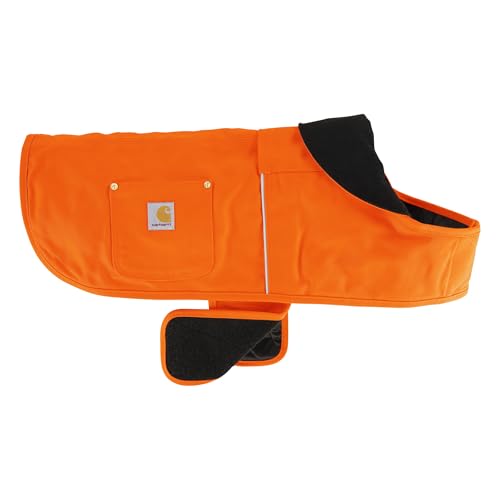 Carhartt Firm Duck Hundemantel, isoliert, wetterbeständig, für kalte und windige Bedingungen, Jägerorange, Größe S Carhartt Firm Duck Hundemantel, isoliert, wetterbeständig, für kalte und windige Bedingungen, Jägerorange, Größe S von Carhartt