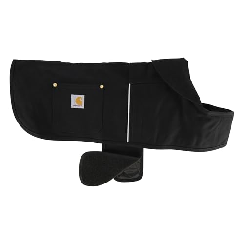 Carhartt Firm Duck Hundemantel, isoliert, wetterbeständig, für kalte und windige Bedingungen, Schwarz, Größe L Carhartt Firm Duck Hundemantel, isoliert, wetterbeständig, für kalte und windige Bedingungen, Schwarz, Größe L von Carhartt
