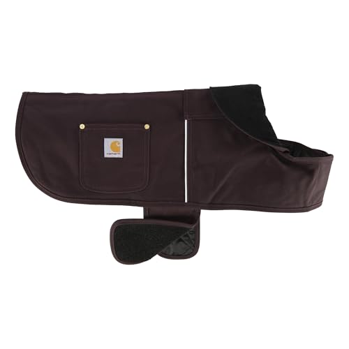 Carhartt Firm Duck Hundemantel, isoliert, wetterbeständig, für kalte und windige Bedingungen, Weinrot, Größe S von Carhartt