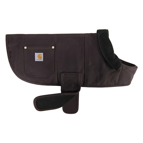 Carhartt Firm Duck Isolierter Hundemantel, strapazierfähige, wetterbeständige Jacke für kalte und windige Bedingungen, PFAS-frei (Deep Wine), Größe XL von Carhartt