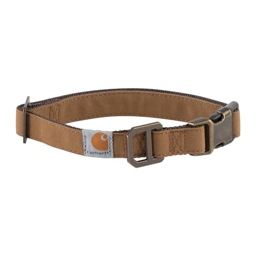 Carhartt Nylon Duck Hundehalsband Carhartt Braun/Dunkelbraun Größe M von Carhartt