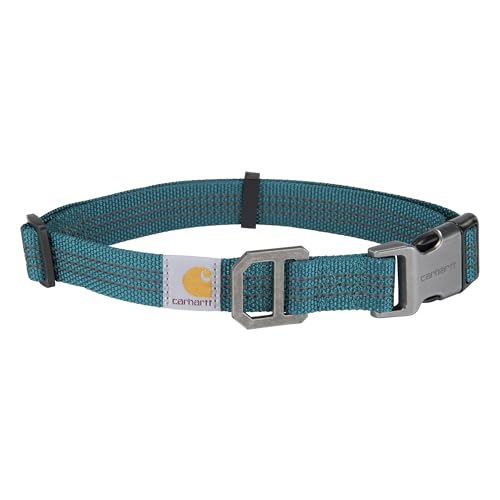 Carhartt Voll verstellbare Nylon-Gurtband-Halsbänder für Hunde, reflektierende Nähte für Sichtbarkeit, schattierte Fichte (Nylon-Gurtband), Größe M Carhartt Voll verstellbare Nylon-Gurtband-Halsbänder für Hunde, reflektierende Nähte für Sichtbarkeit, schattierte Fichte (Nylon-Gurtband), Größe M von Carhartt
