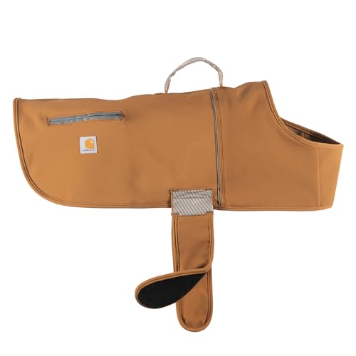 Carhartt Quick Duck Jac Hundeweste, wasserabweisend, Canvas, Braun, Größe S von Carhartt