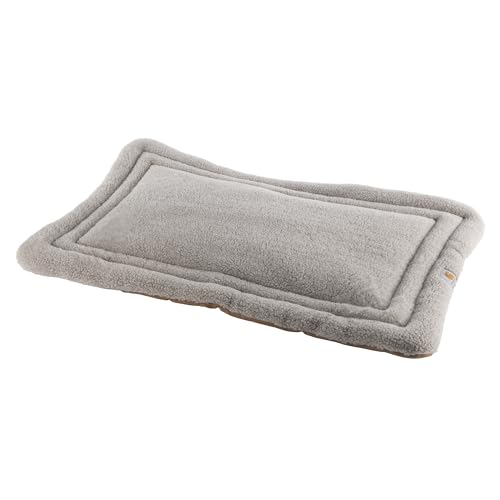 Carhartt Strapazierfähige, feste Sherpa-Top-Hunde-Windelunterlage, waschbare Enten-Leinen-Pads für Hunde, Sherpa-Top-Napper-Pad (Carhartt Brown), Größe XL von Carhartt