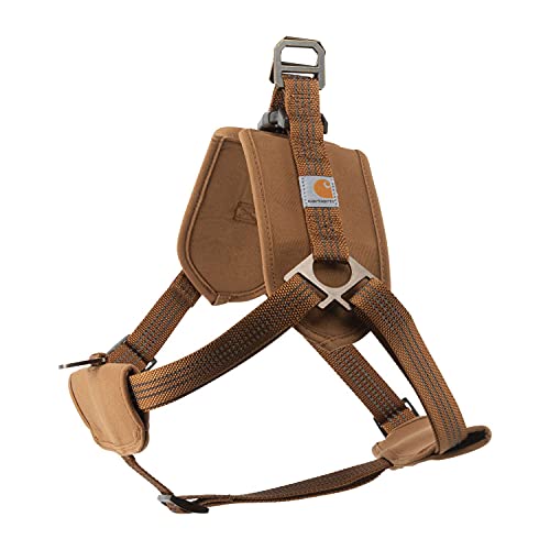 Carhartt Trainng Harness-Vollständig verstellbares Hundegeschirr für Komfort und Kontrolle-Farbe: Braun-Größe: M von Carhartt