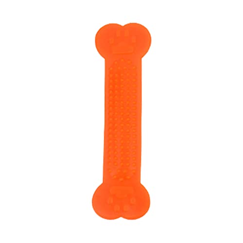 Caritierily Tauziehen Seil Kauspielzeug für mittelgroße Rassen, langlebig, zahnpflegend, für große, unzerstörbare Spielzeughunde (Orange, One Size) von Caritierily