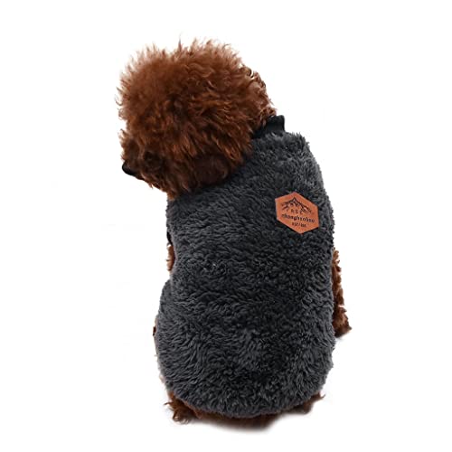 Hunde-Jeansjacke für kleine und mittelgroße Hunde Haustierkleidung, Hunde- und Katzenkleidung Plus -Haustierkleidung, doppelte Fleeceweste Hundejacke 40 cm Hunde-Jeansjacke für kleine und mittelgroße Hunde Haustierkleidung, Hunde- und Katzenkleidung Plus -Haustierkleidung, doppelte Fleeceweste Hundejacke 40 cm von Caritierily