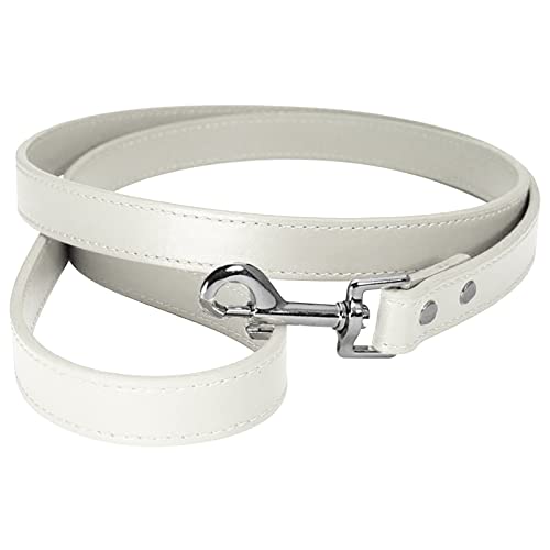 Hundelaufleine Pu-Hundeseil-Trainings-gehendes Haustier-Hundeseil-Produkte Hundegehendes Seil-Leine für Katzen oder Hunde (White, One Size) von Caritierily