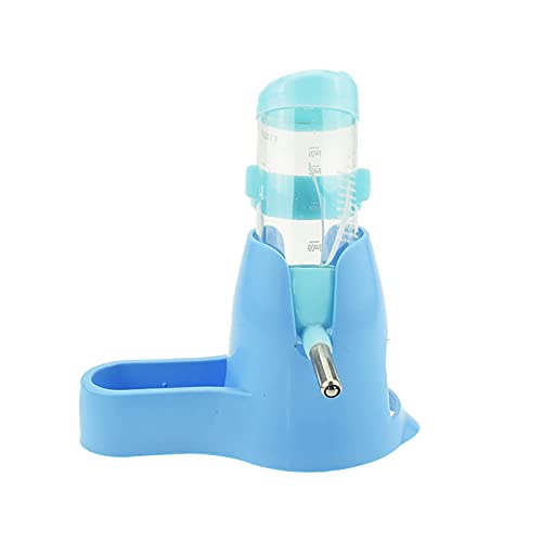 Katzenfutterspender Hut 80 ml 3 Wasserspenderhalter Flasche in kleinem Haustier mit Hamster 1 Haustierbedarf (Blue, One Size) von Caritierily
