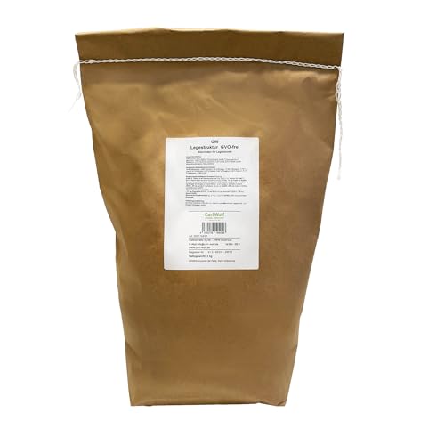 Carl Wolf Legestruktur - 3 kg - Alleinfuttermittel für Legehennen & Hühner - mit Karotte & Oregano - enthält wichtigen Nährstoffe von Carl Wolf