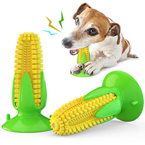 Carllg Dog Chew Toys, Puppy Toothbrush Clean Teeth Interactive Corn Suction Cup Toys, Dog Toys Aggressive Chewers Small Me... Carllg Dog Chew Toys, Puppy Toothbrush Clean Teeth Interactive Corn Suction Cup Toys, Dog Toys Aggressive Chewers Small Me... von Carllg