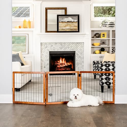 Carlson Pet Products 2066 DS Design Paw 3 Panel Holz Gate von Carlson Pet Products