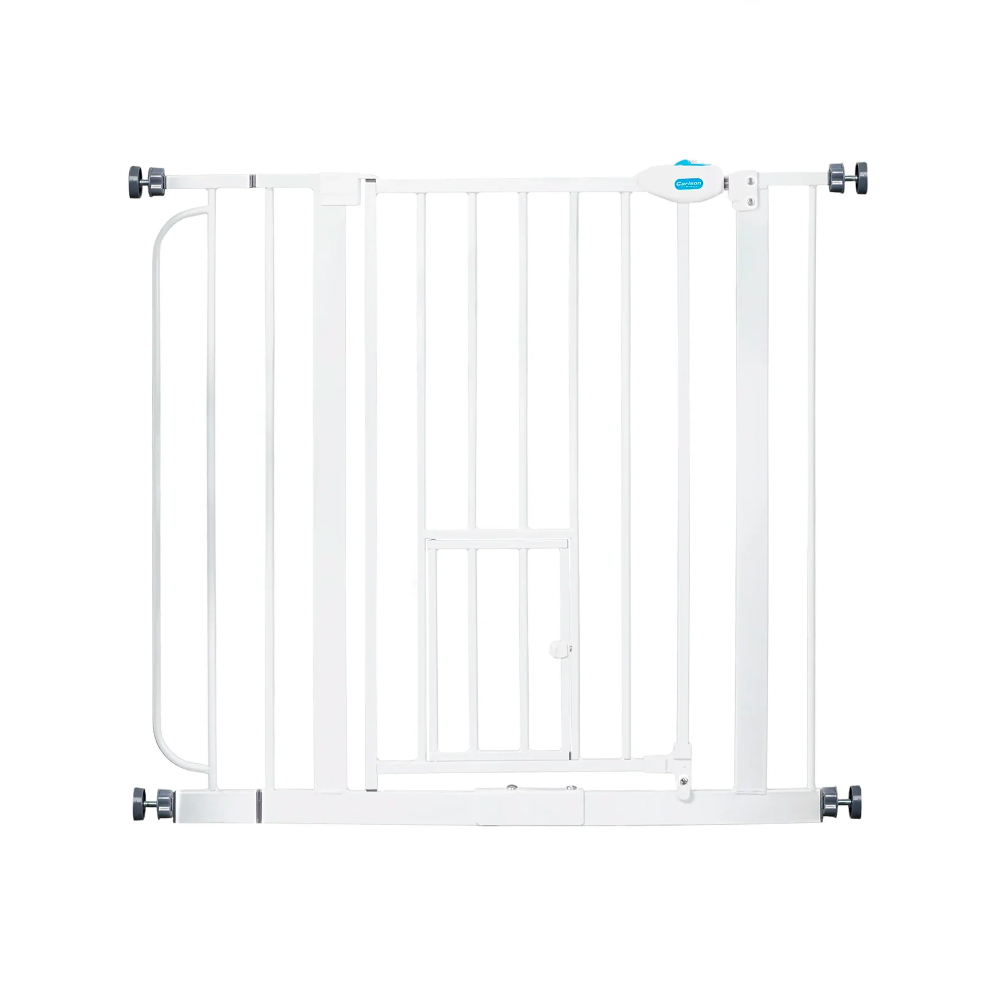 Carlson extrabreites Gitter mit Kleintiertür - 75 - 90 cm breit Carlson extrabreites Gitter mit Kleintiertür - 75 - 90 cm breit von Carlson Pet Products