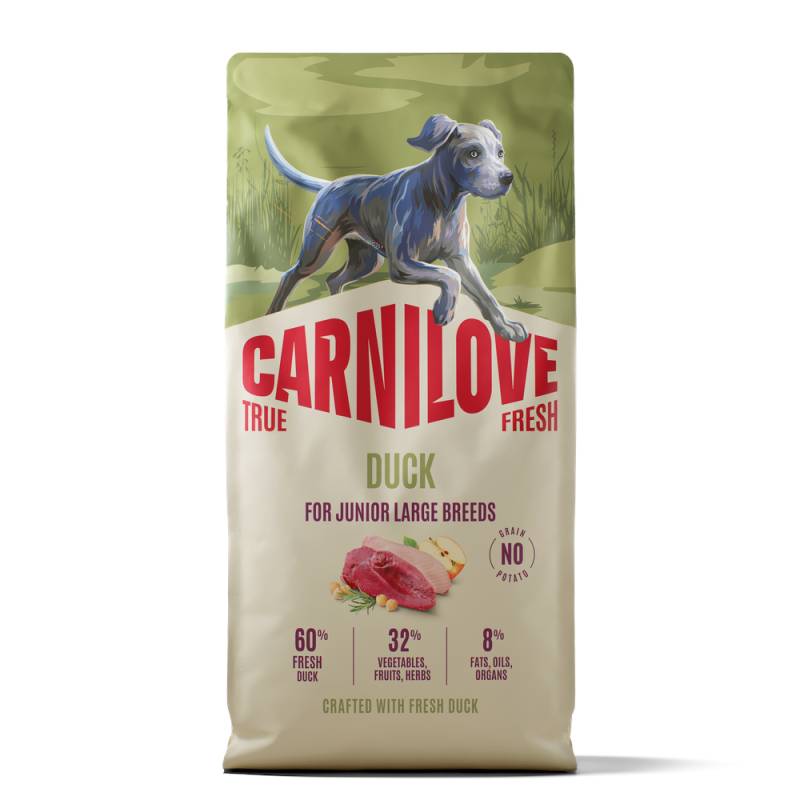 Carnilove True Fresh Junior Large Breeds mit Ente - 12 kg Carnilove True Fresh Junior Large Breeds mit Ente - 12 kg von Carnilove True Fresh