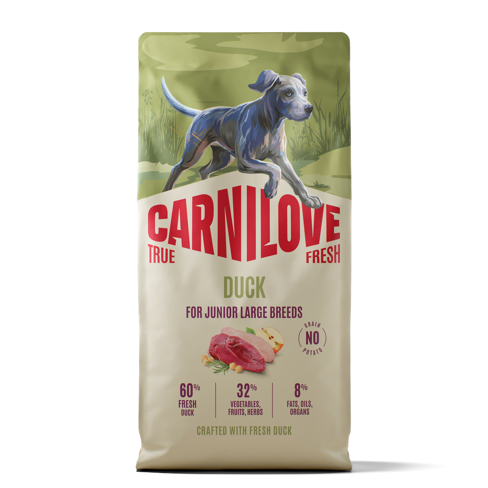 Carnilove True Fresh Junior Large Breeds mit Ente - Sparpaket: 2 x 12 kg Carnilove True Fresh Junior Large Breeds mit Ente - Sparpaket: 2 x 12 kg von Carnilove True Fresh