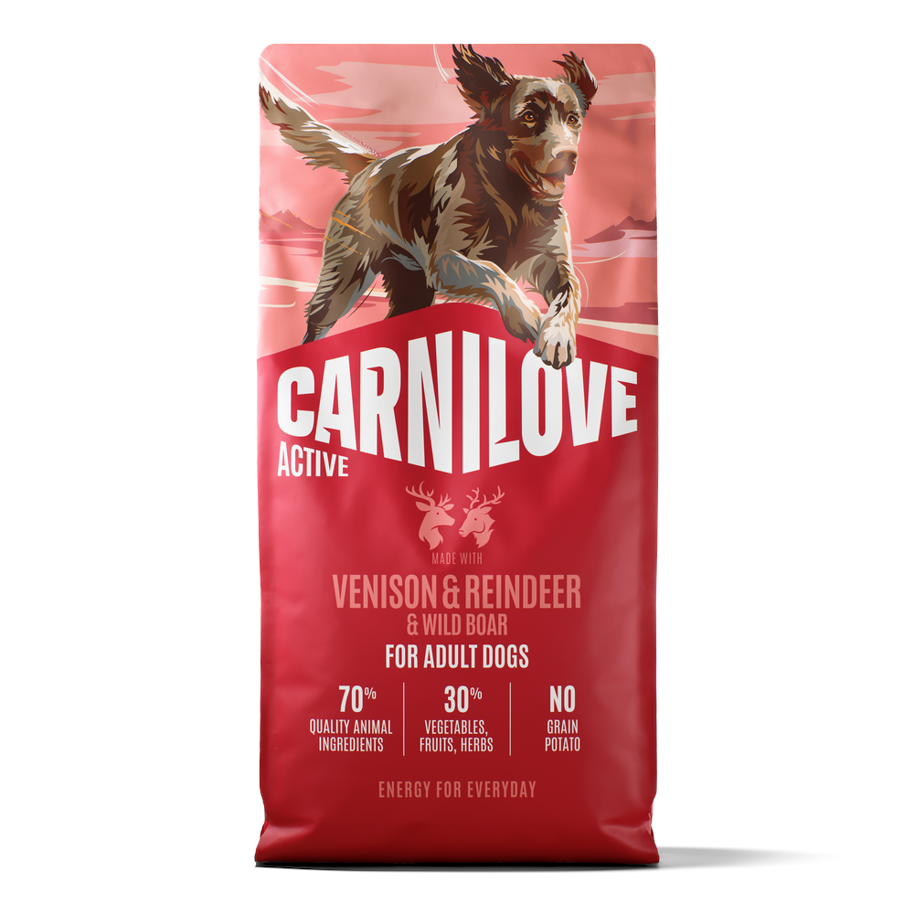 Carnilove Active Adult mit Hirsch, Rentier & Wildschwein - 12 kg von Carnilove
