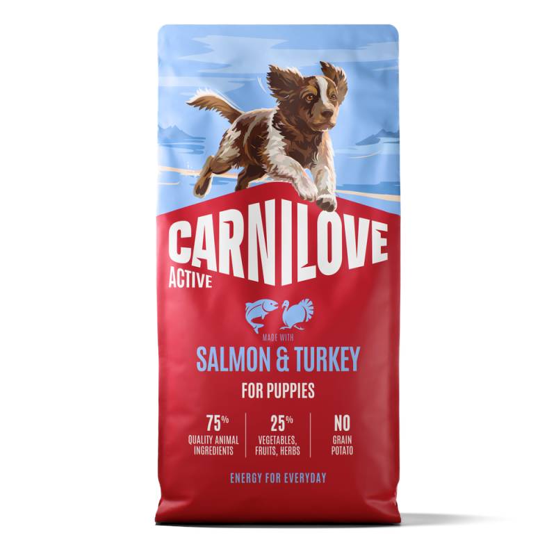 Carnilove Active Puppies mit Lachs & Truthahn - 12 kg von Carnilove