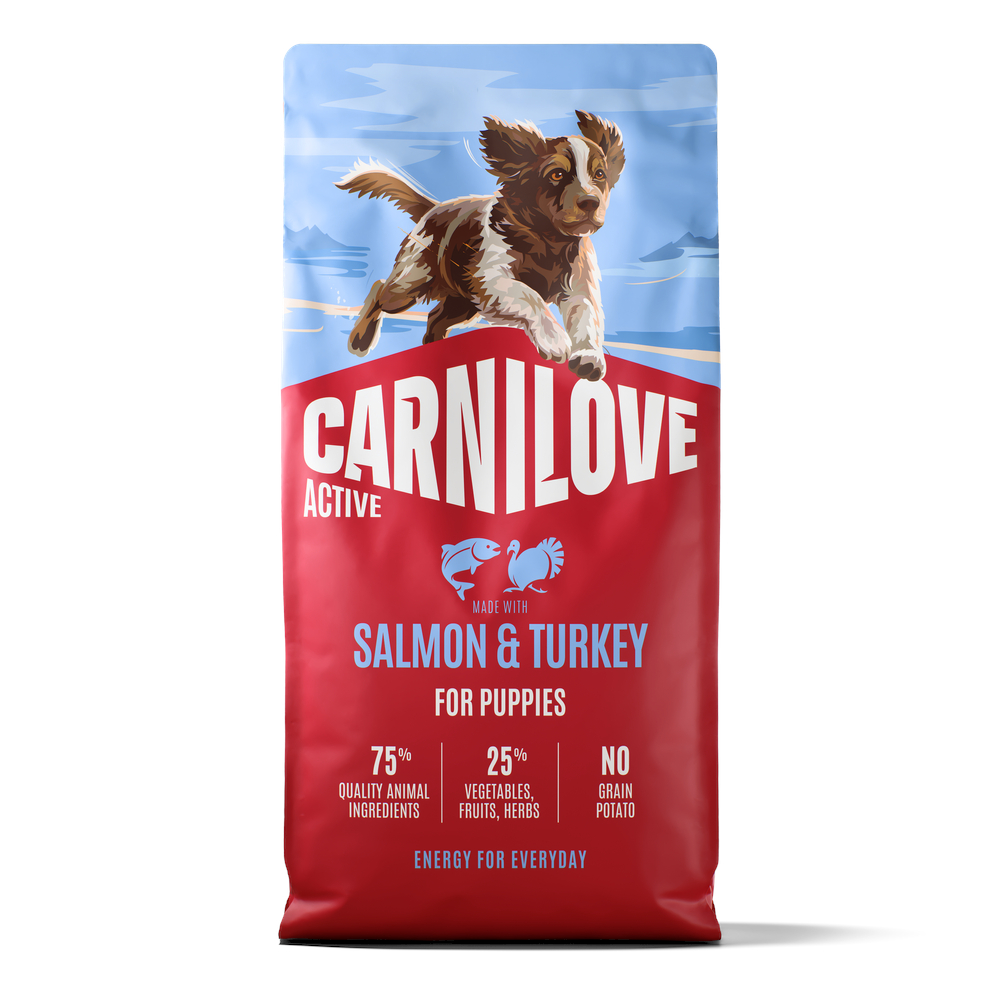 Carnilove Active Puppies mit Lachs & Truthahn - Sparpaket: 2 x 12 kg von Carnilove