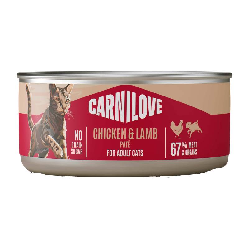 Carnilove Can Paté Cat - Huhn & Lamm - 12 x 100 g Carnilove Can Paté Cat - Huhn & Lamm - 12 x 100 g von Carnilove