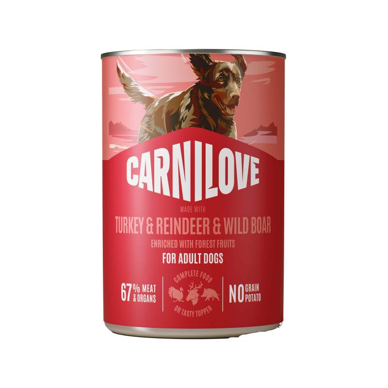 Carnilove Can Paté - Kalkoen, Rendier & Wild Zwijn - 12 x 400 g Carnilove Can Paté - Kalkoen, Rendier & Wild Zwijn - 12 x 400 g von Carnilove
