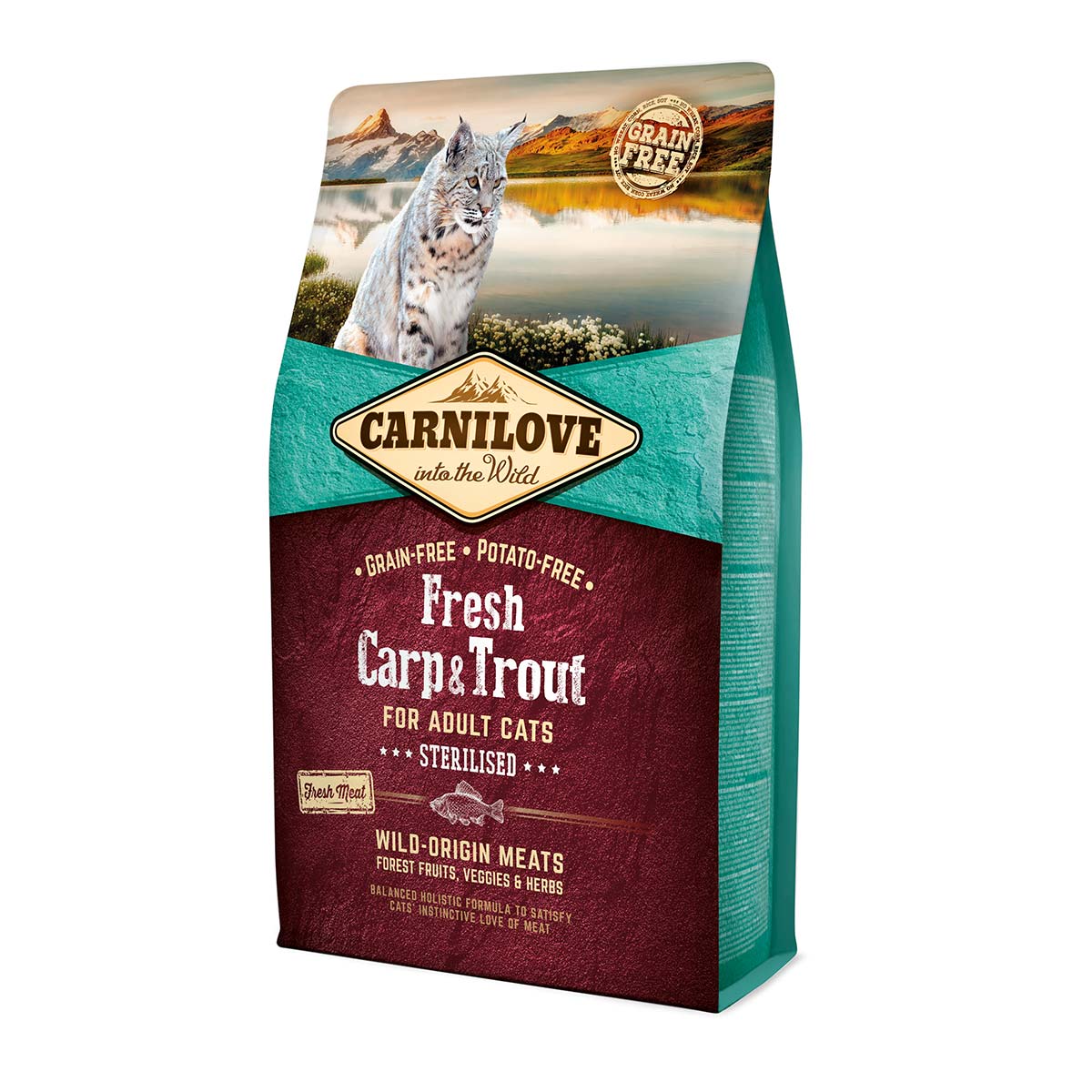 Carnilove Cat Adult Fresh - Carp & Trout / Sterilised 2kg von Carnilove