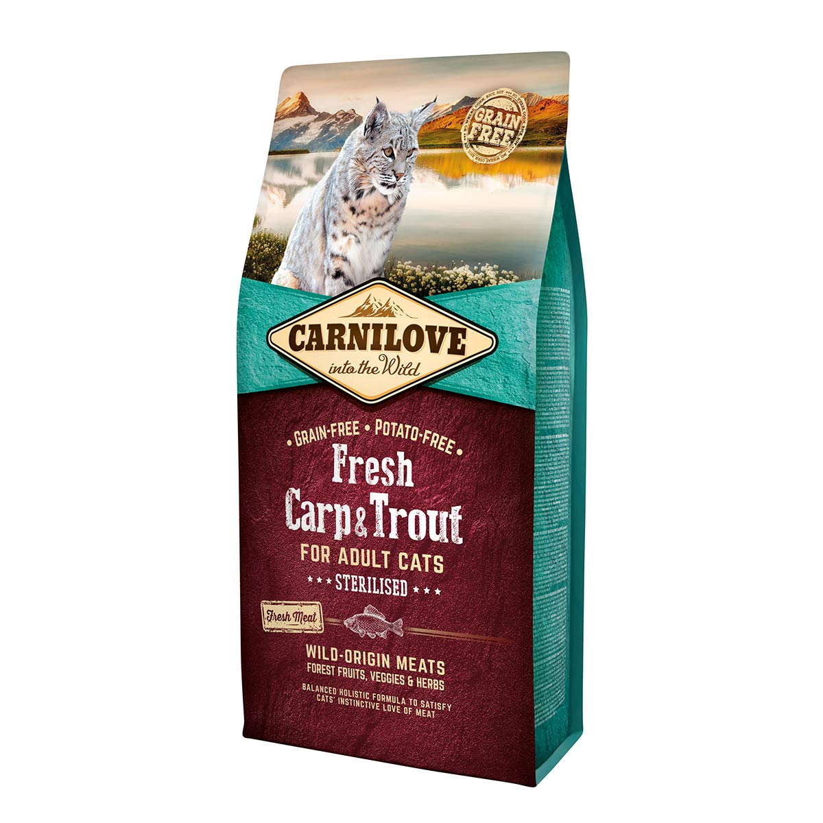 Carnilove Cat Adult Fresh - Carp & Trout / Sterilised 6kg von Carnilove