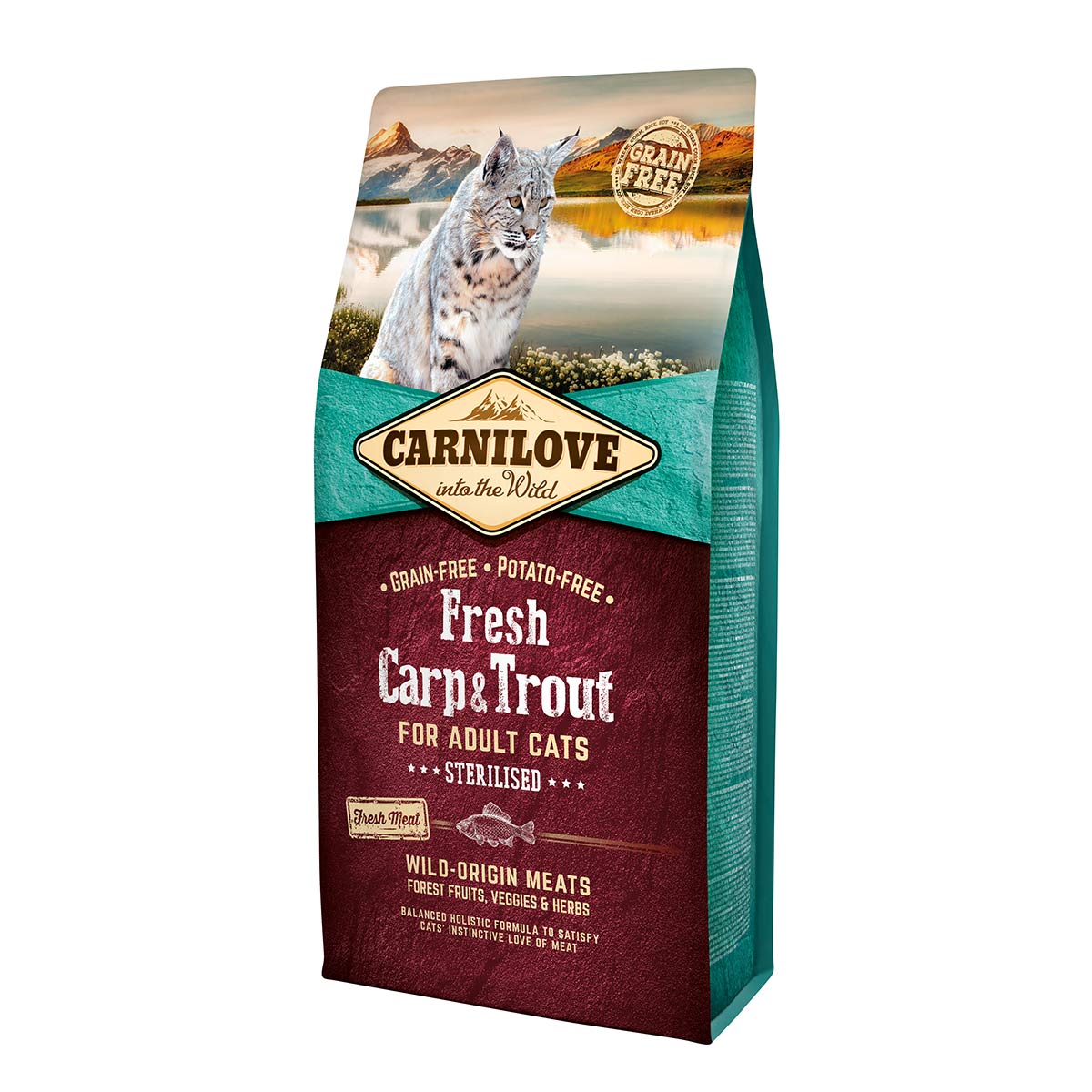 Carnilove Cat Adult Fresh - Carp & Trout / Sterilised 6kg Carnilove Cat Adult Fresh - Carp & Trout / Sterilised 6kg von Carnilove