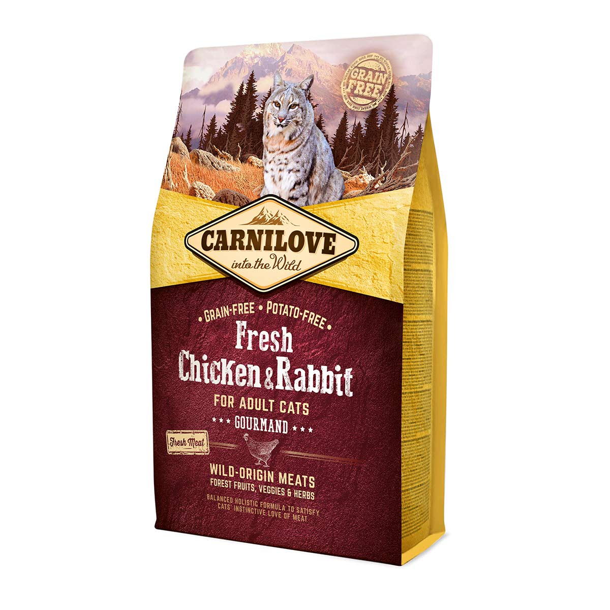 Carnilove Cat Adult Fresh - Chicken & Rabbit / Gourmand 2kg von Carnilove