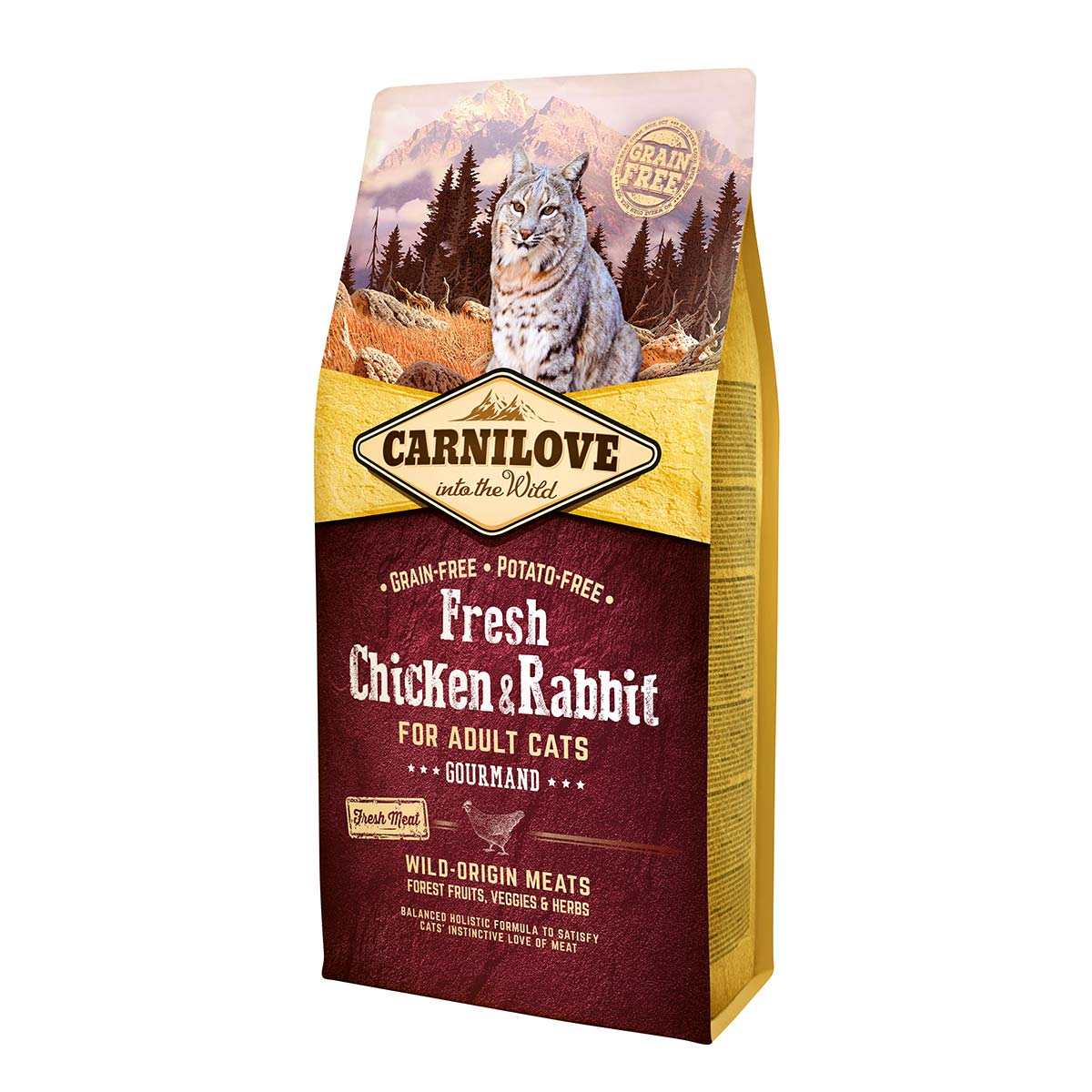 Carnilove Cat Adult Fresh - Chicken & Rabbit / Gourmand 6kg Carnilove Cat Adult Fresh - Chicken & Rabbit / Gourmand 6kg von Carnilove