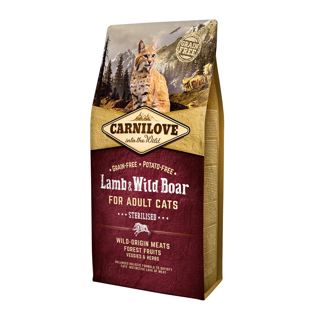 Carnilove Cat Adult - Lamb & Wild Boar / Sterilised 6kg von Carnilove