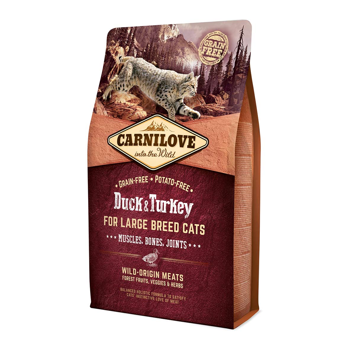 Carnilove Cat Adult Large Breed - Duck & Turkey 2kg von Carnilove