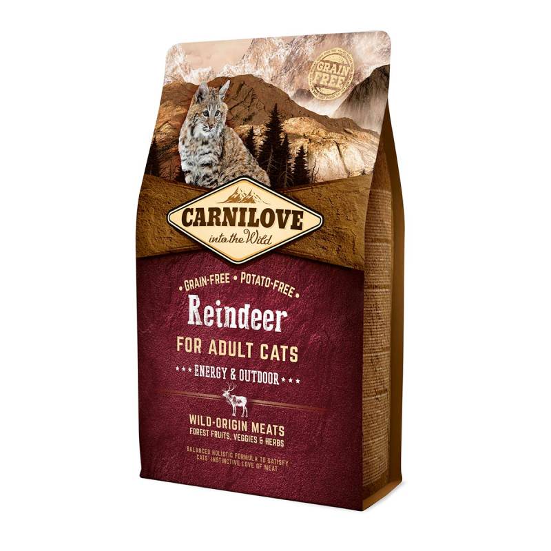 Carnilove Cat Adult - Reindeer / Energy & Outdoor 2kg von Carnilove