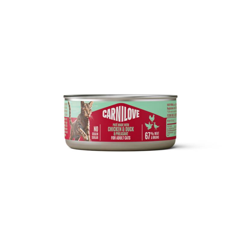 Carnilove Cat Paté 6 x 100 g - Huhn, Ente & Fasan Carnilove Cat Paté 6 x 100 g - Huhn, Ente & Fasan von Carnilove