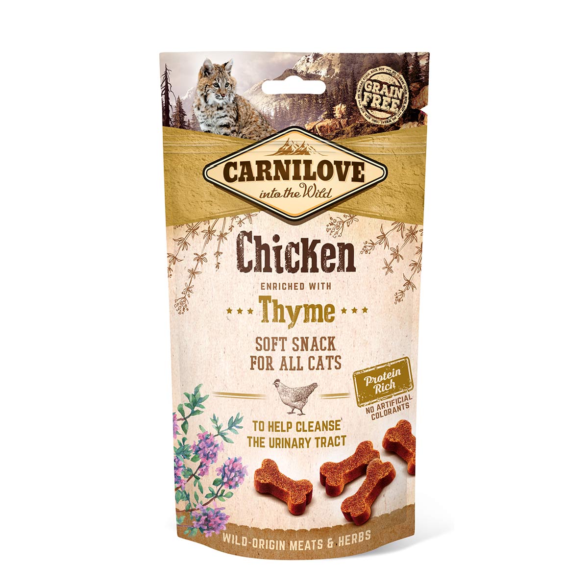 Carnilove Cat - Soft Snack - Chicken with Thyme 6x50g von Carnilove