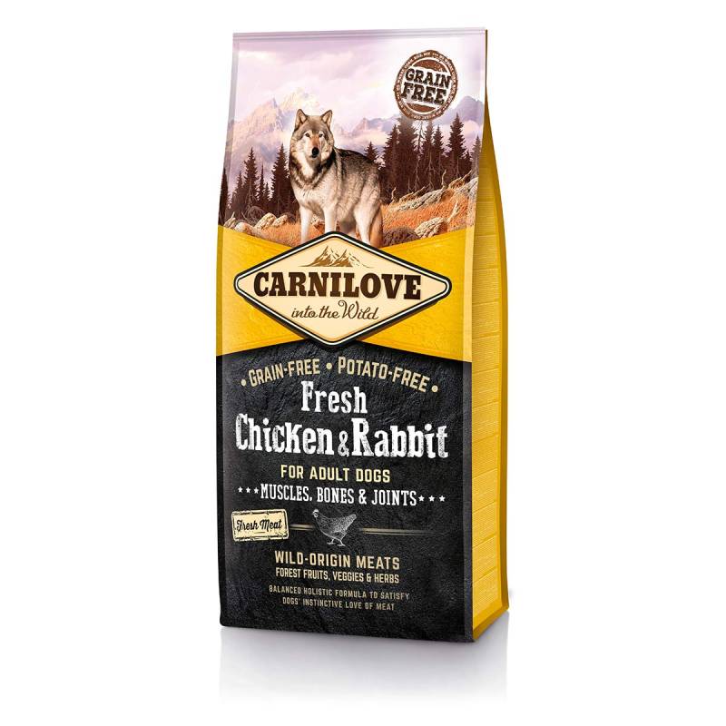 Carnilove Dog Adult Fresh - Chicken & Rabbit 12kg von Carnilove