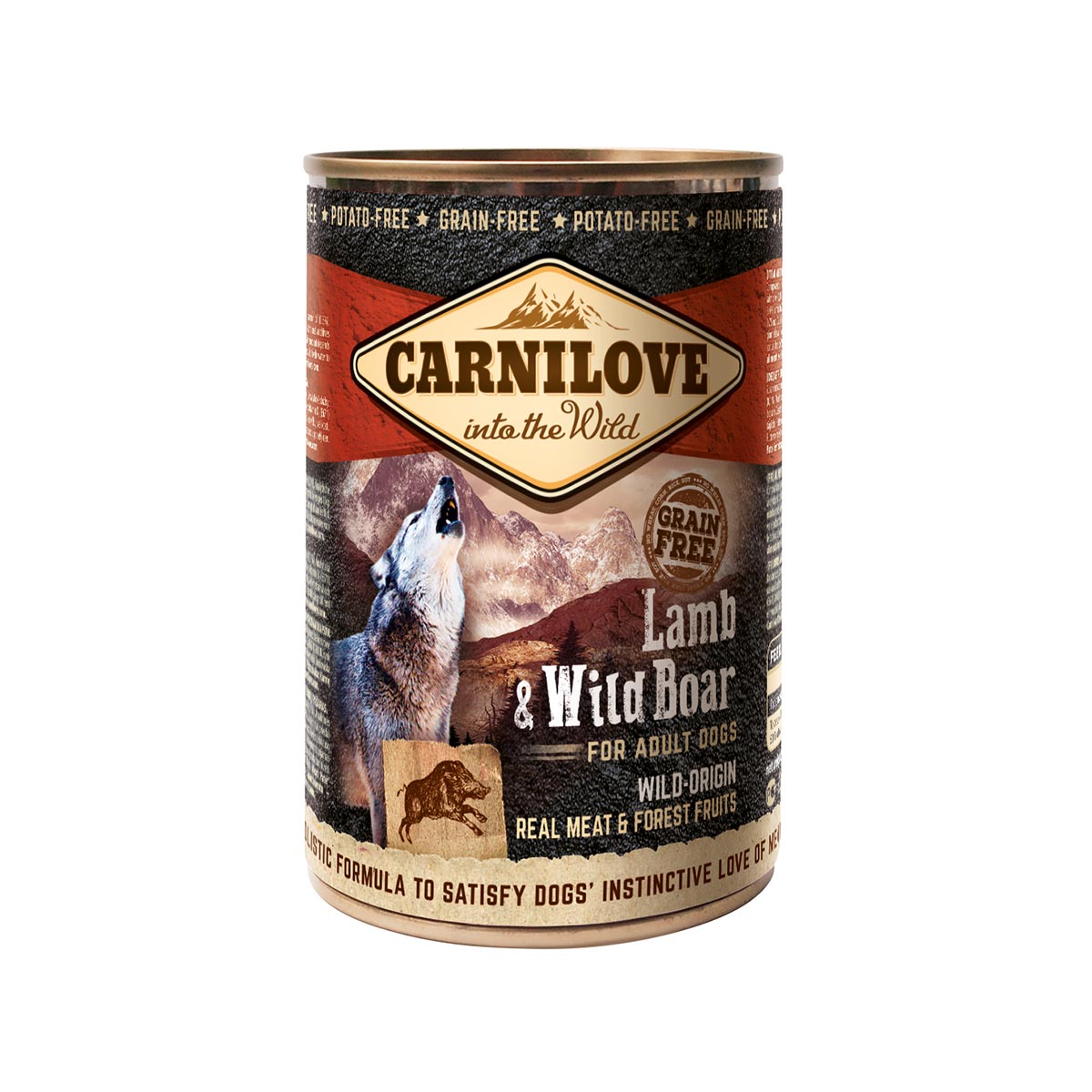 Carnilove Dog - Adult - Lamb & Wild Boar 6x400g von Carnilove