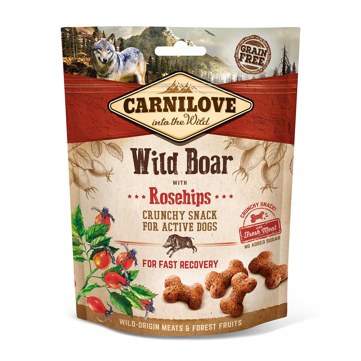 Carnilove Dog - Crunchy Snack - Wild Boar with Rosehips 200g von Carnilove