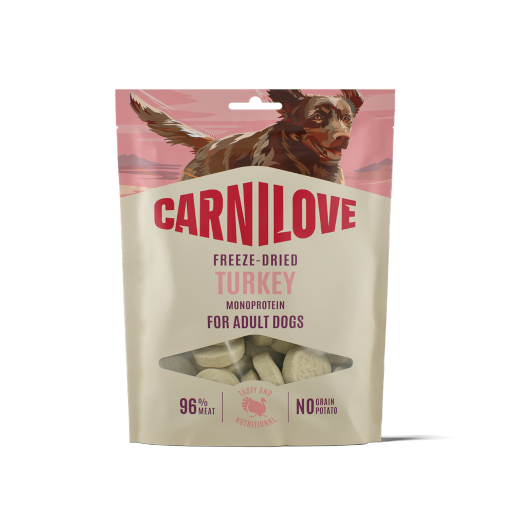 Carnilove Dog Freeze Dried Snack - 60 g Truthahn Carnilove Dog Freeze Dried Snack - 60 g Truthahn von Carnilove