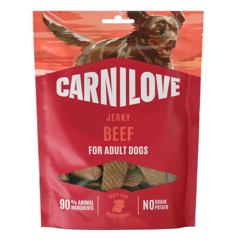 Carnilove Dog Jerky Snack - Rind (100 g) von Carnilove