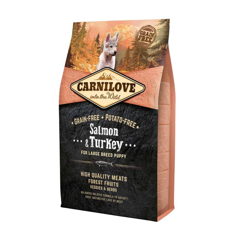 Carnilove Dog Puppy Large Breed - Salmon & Turkey 4kg von Carnilove